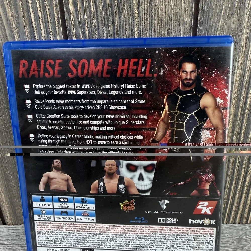 WWE 2K16 - Playstation 4 Tested Working